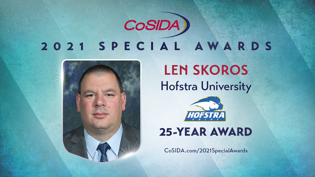 2021 Special Awards Salute: Len Skoros (Hofstra), 25-Year Award